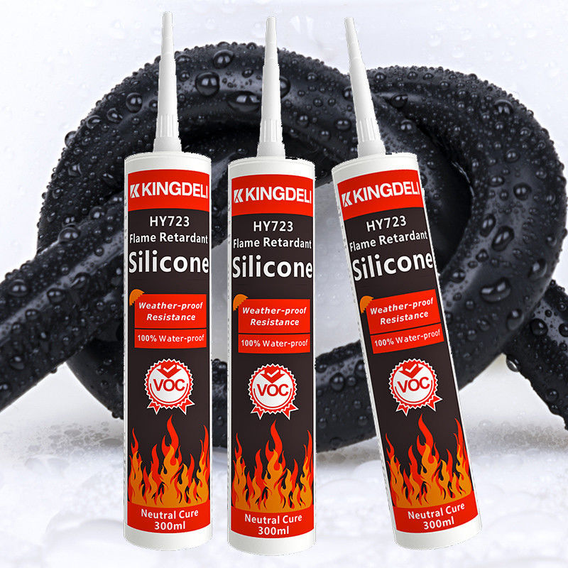 Odporność na warunki pogodowe GP Caulking Neutralny silikonowy uszczelniacz 300 ml Biały kolor